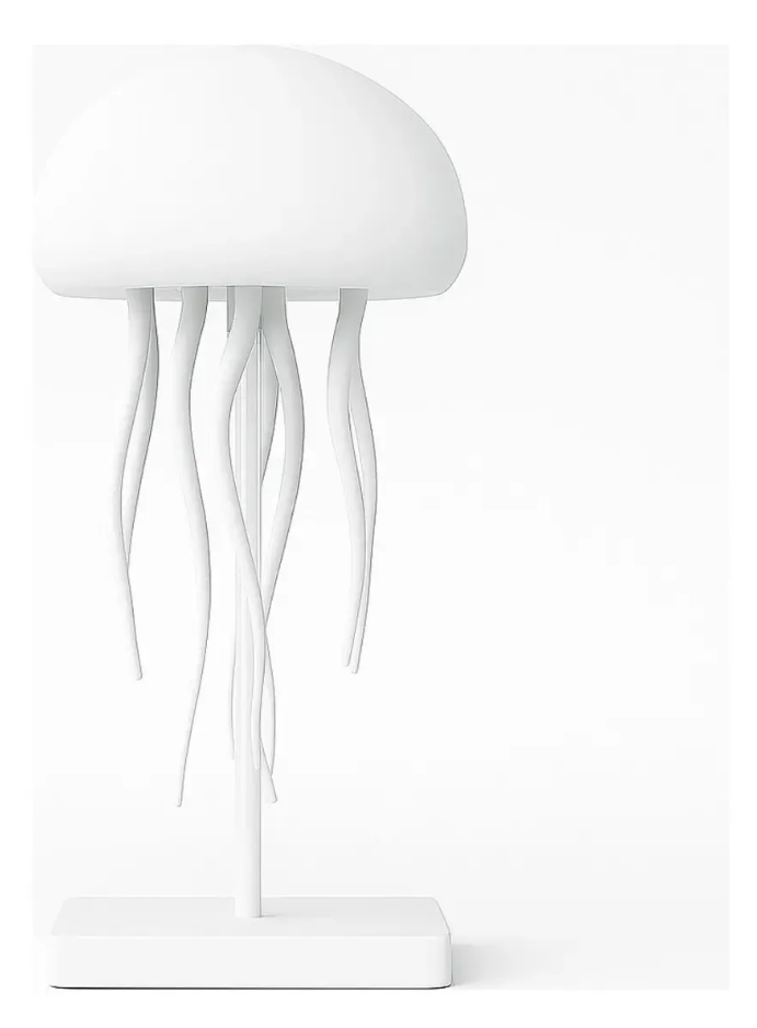 Luminária De Mesa Água-viva Led Decorativa