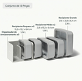 Conjunto de Potes de Armazenamento Air Release