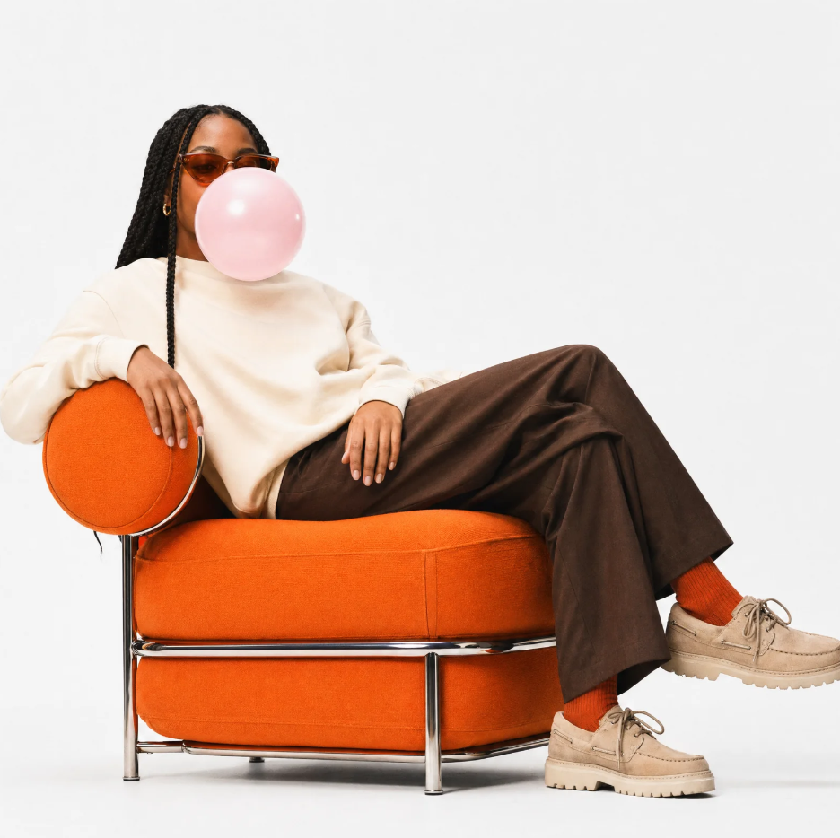 Poltrona Loop - Estofado com Ar