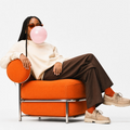 Poltrona Loop - Estofado com Ar