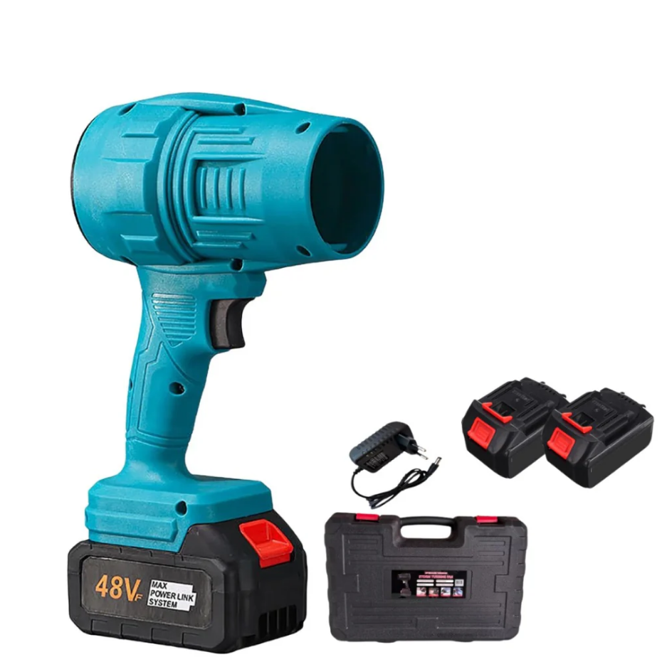 Soprador Turbo AirForce 48V™ | Portátil, Recarregável e com 2 Baterias para Limpeza Pesada