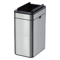 Lixeira Automática SensorClean 50L™  Tampa Dupla com Sensor, Inox Premium e Alta Capacidade
