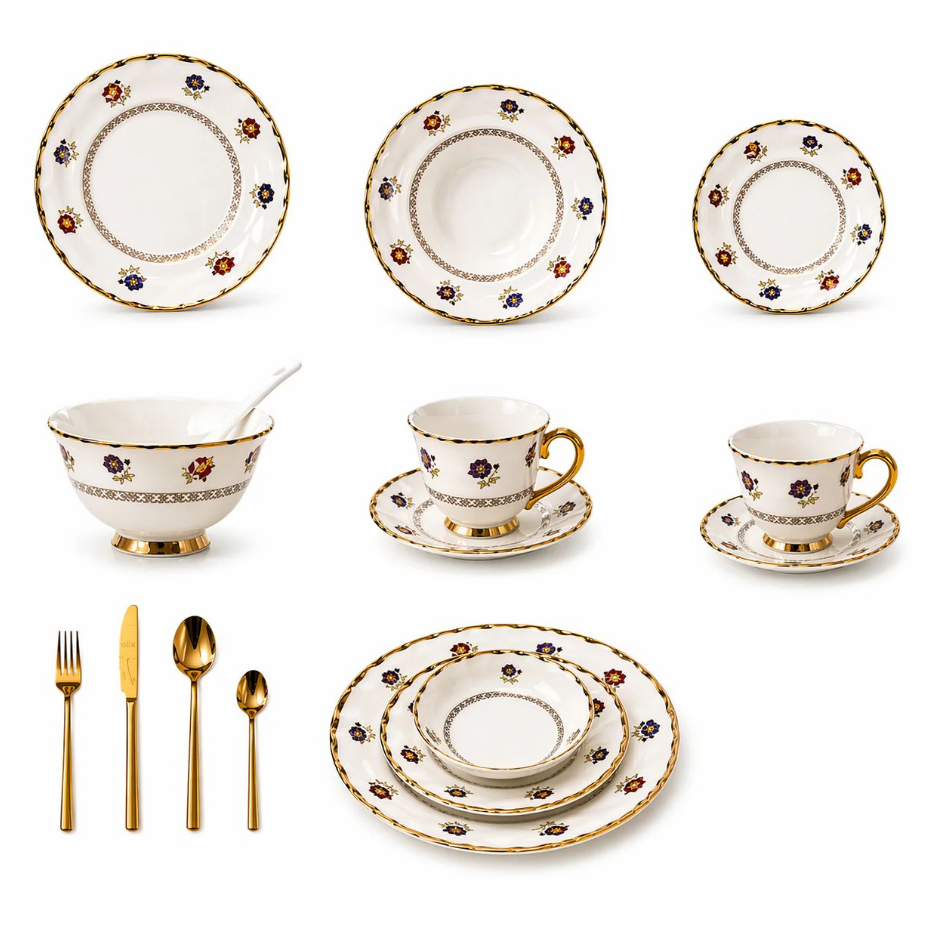 Kit 12 peças coleção flor de lavanda