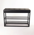 Sapateira Banco Sion Duo - Estofado Preto