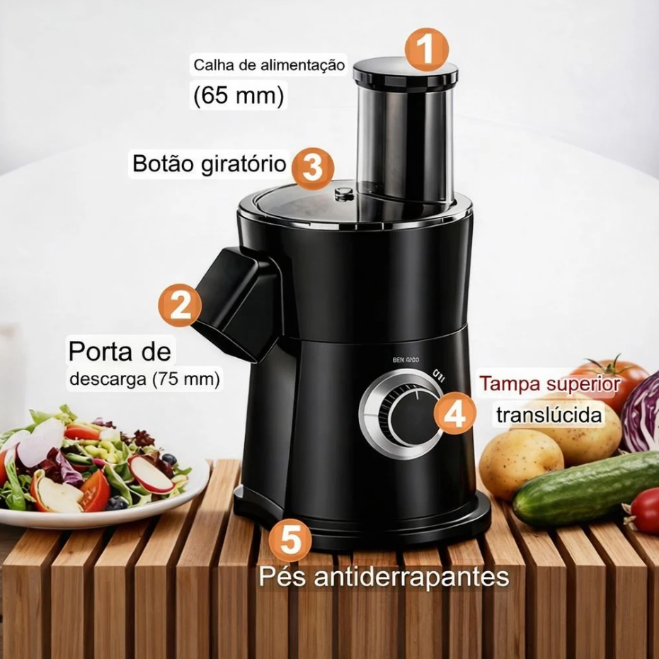 Maquina Elétrica TurboCorte 7 em 1