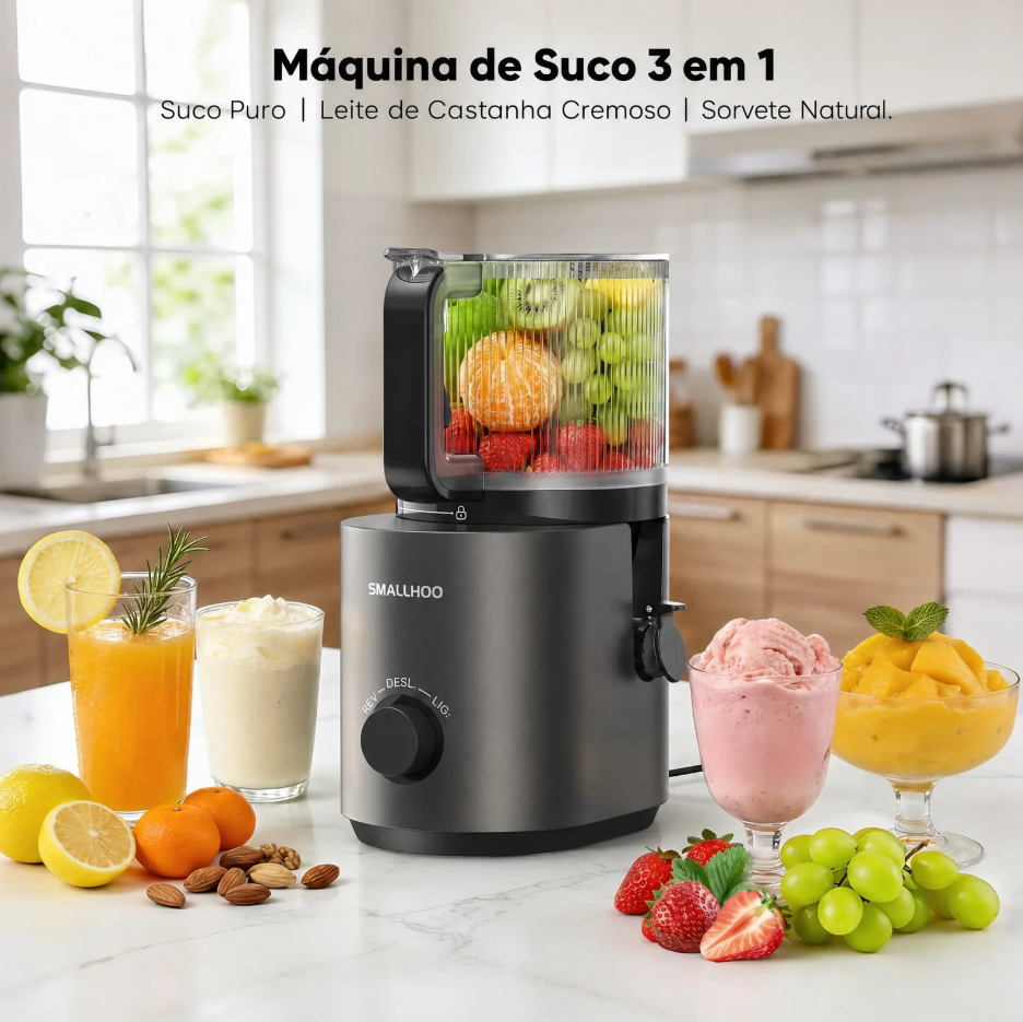 Extrator de Suco Cold Press - Bivolt