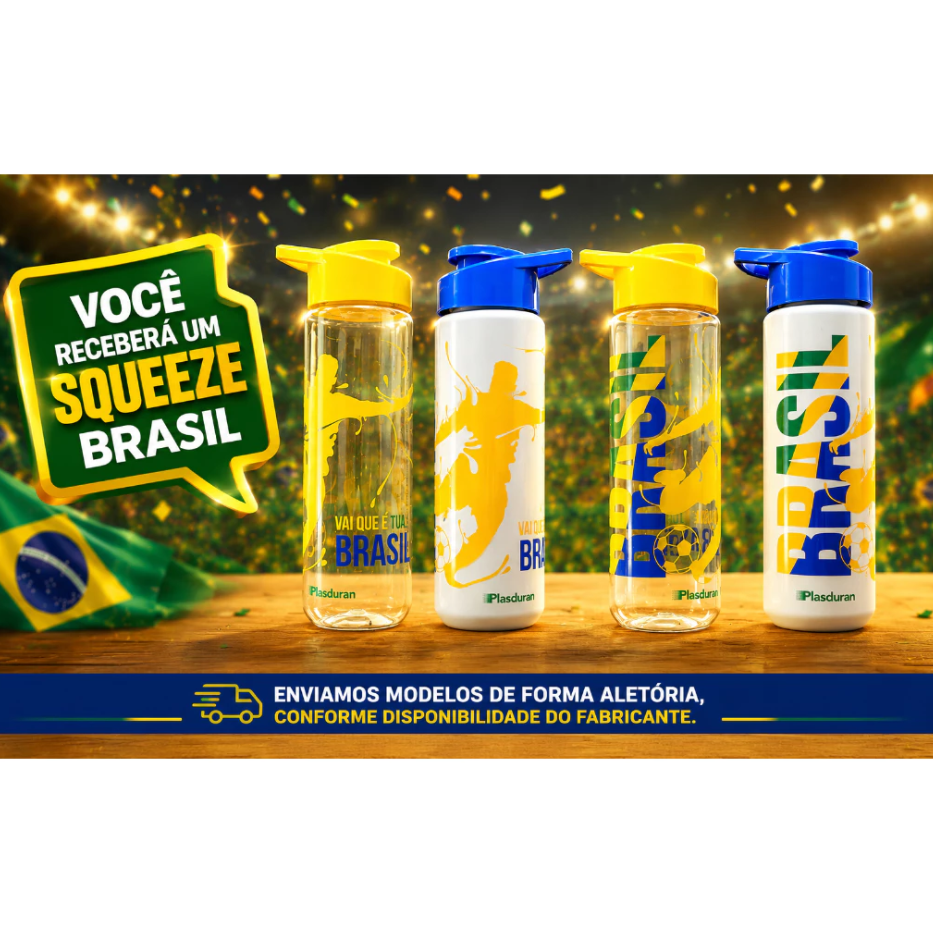 Garrafa Brasil Copa Do Mundo Garrafa De Água Brasil Seleção Brasileira Alça Copa Chaveiro Brasil Squeeze Brasil Oficial