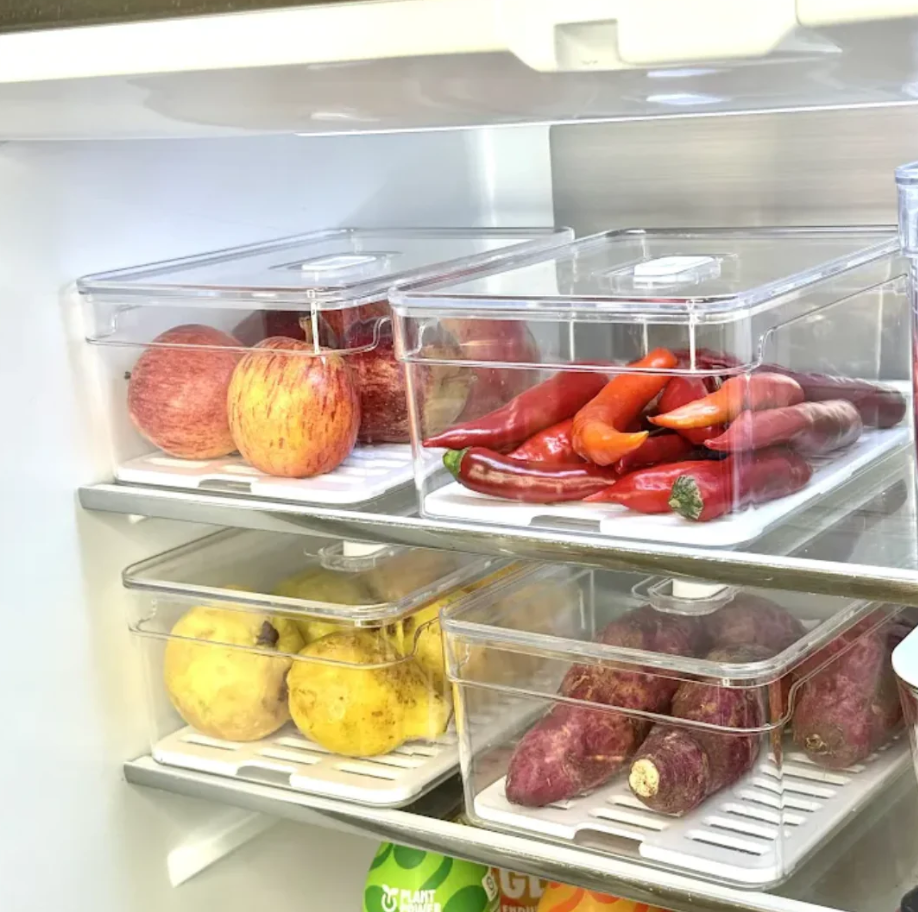 Kit 4 Organizadores Clear Fresh 2,2 Litros
