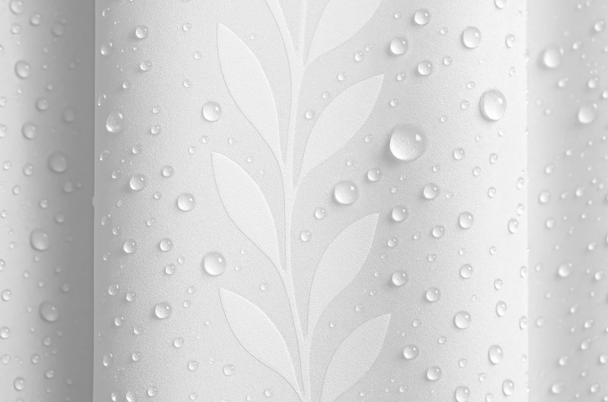 Cortina Box Impermeável Branca - 180x200cm Anti-Mofo