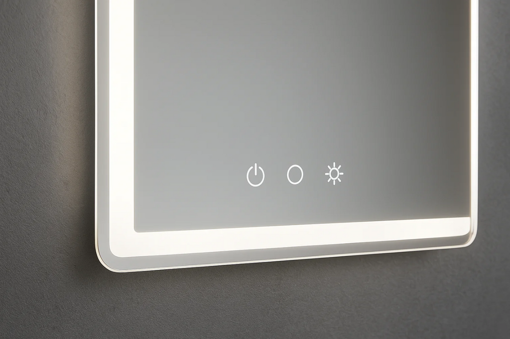 Espelho Banheiro LED 60x80cm - Iluminação Touch Moderno
