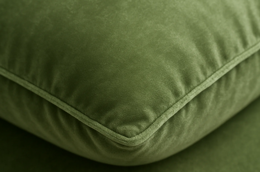 Almofada Decorativa Verde Sage Veludo - 45x45cm 0  (0 Avaliações)
