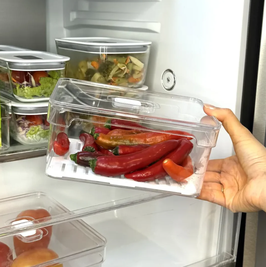 Kit 4 Organizadores Clear Fresh 2,2 Litros