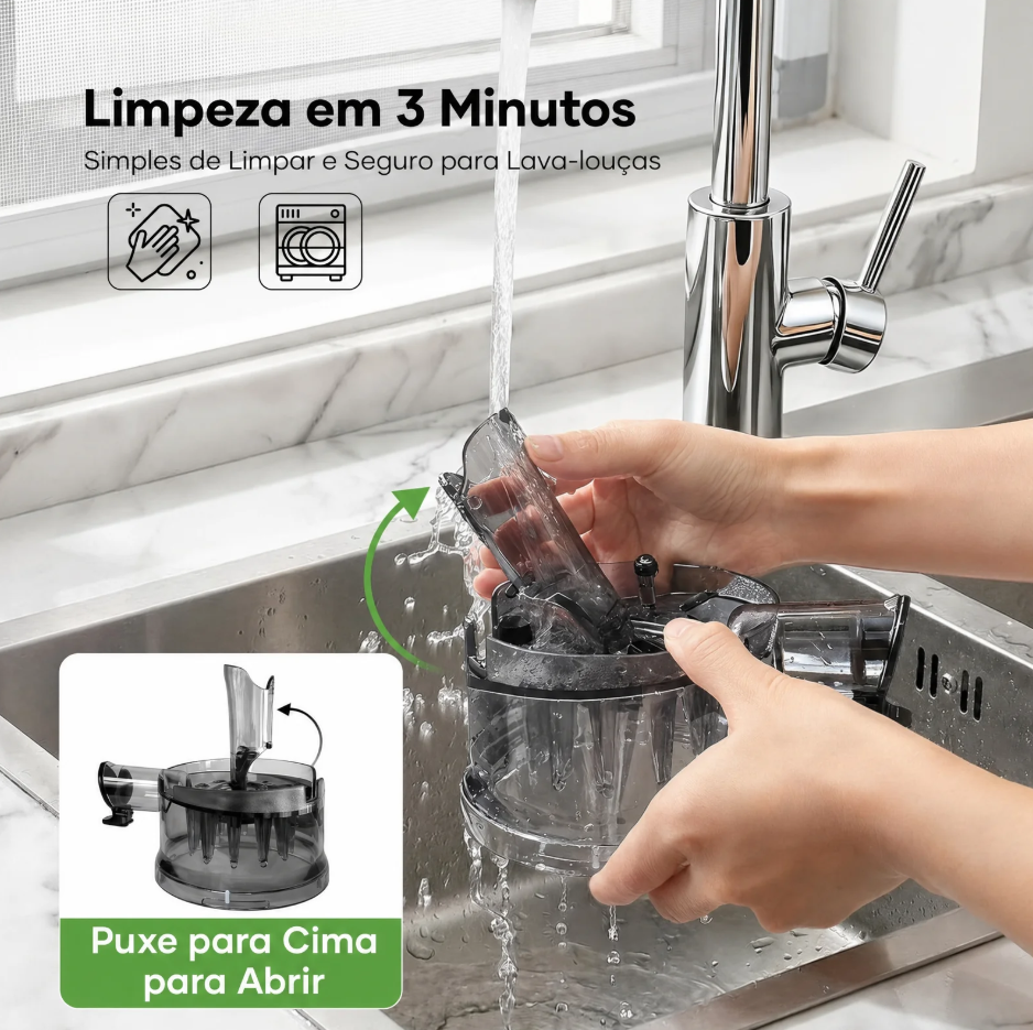 Extrator de Suco Cold Press - Bivolt