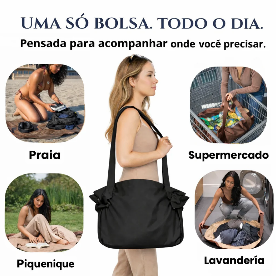 SIMBY™ A bolsa que recolhe tudo em segundos