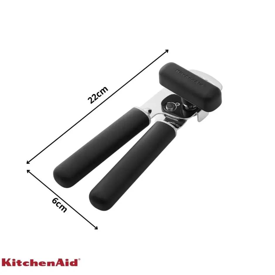 Abridor de Latas e Garrafas Inox Preto KitchenAid
