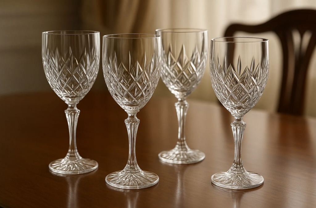 Conjunto 6 Taças Vinho Cristal Premium - 450ml Luxo