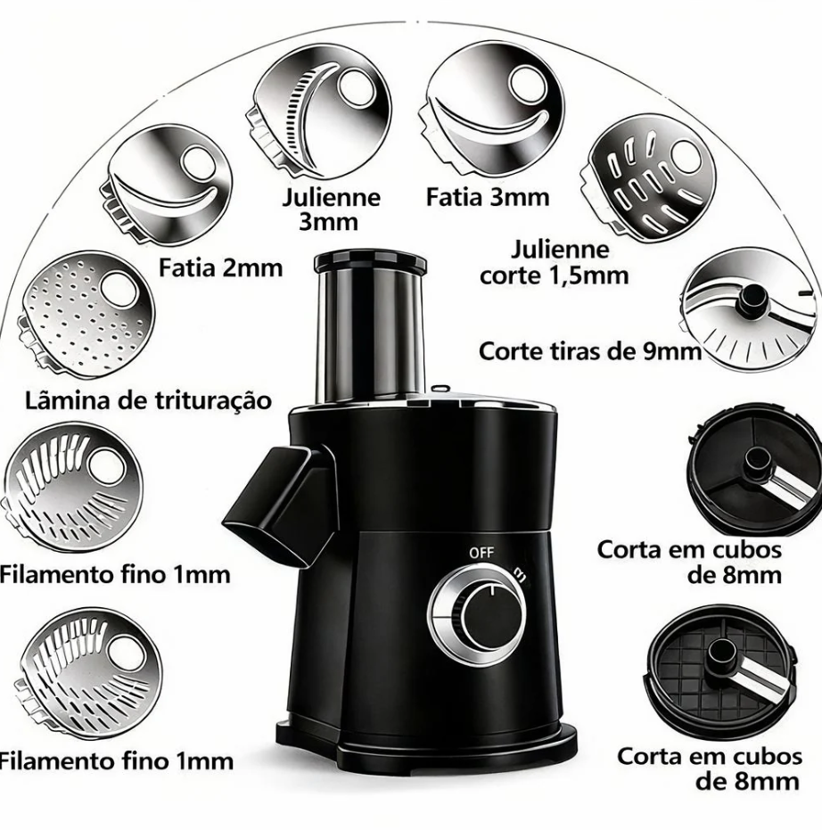 Maquina Elétrica TurboCorte 7 em 1