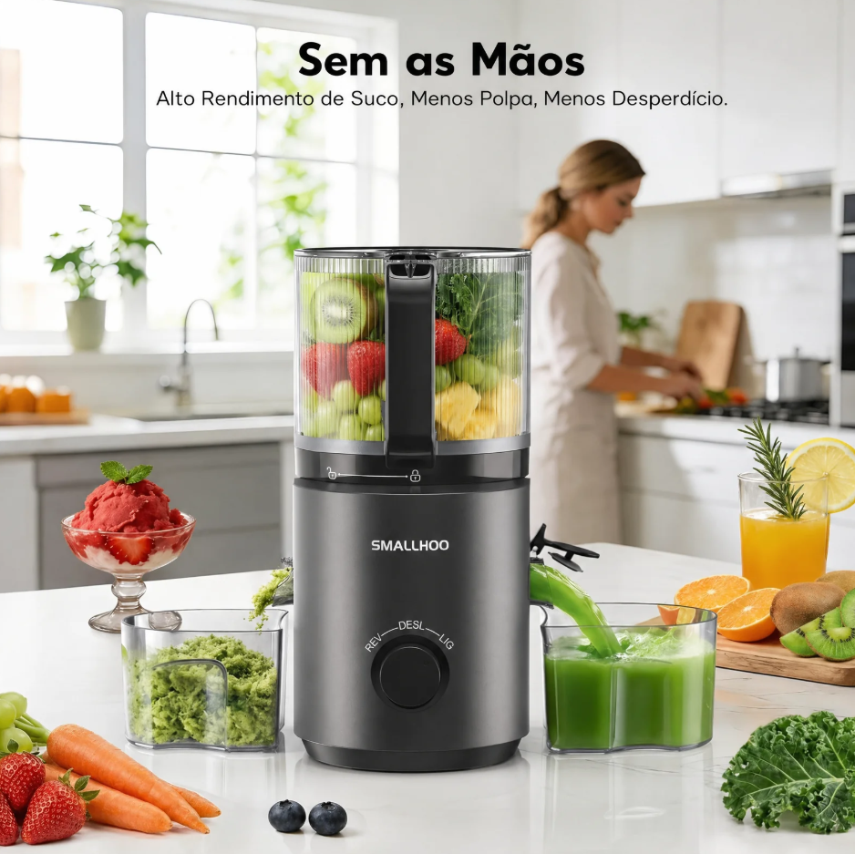 Extrator de Suco Cold Press - Bivolt
