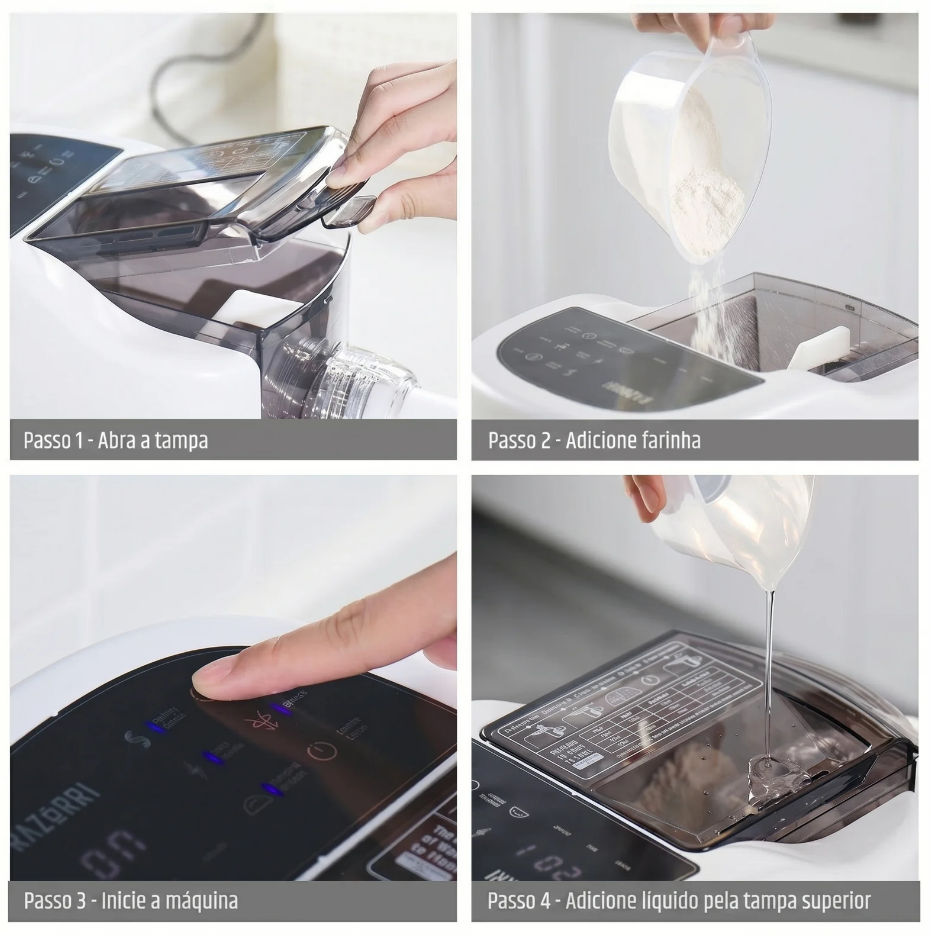 Máquina para Macarrão e Massas Automática PastaFlex - Bivolt