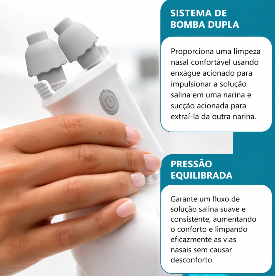 Sistema De Irrigação Nasal Nasalfresh Md Com 30 Pacotes De S