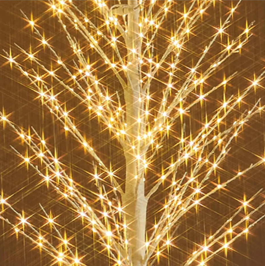 Conjunto de Luzes LED Fadas Brancas 1.80m, 1.20m, 1m, 450 LEDs - 3 em 1