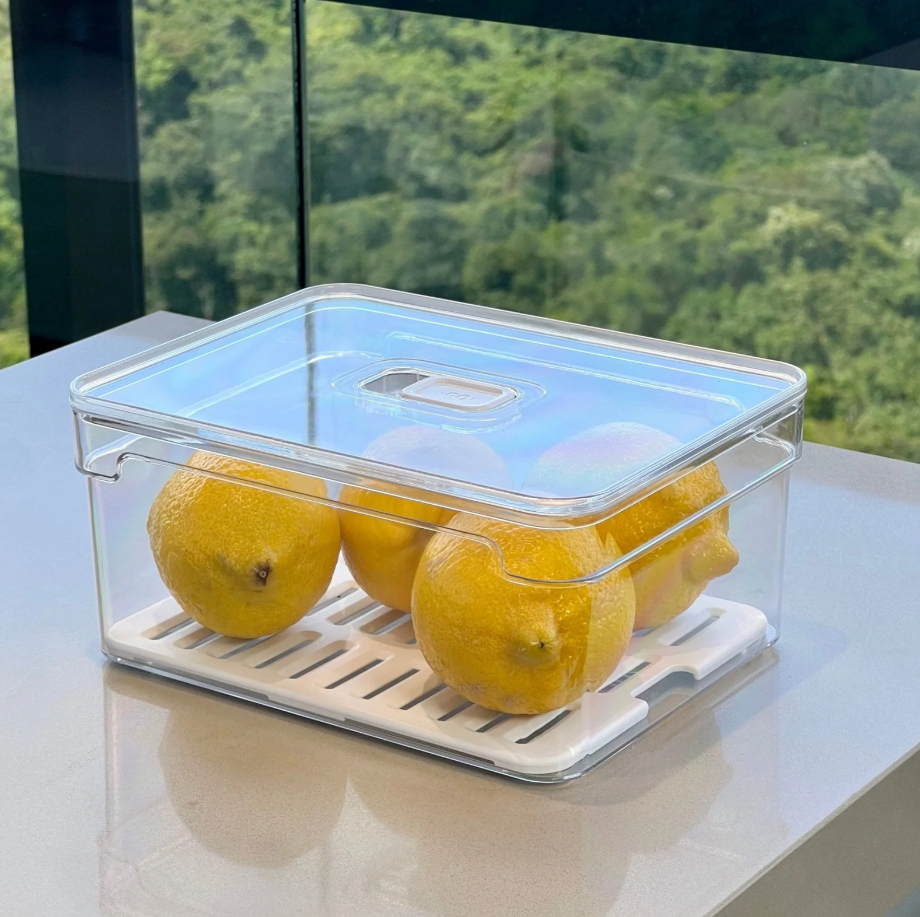 Kit 4 Organizadores Clear Fresh 2,2 Litros