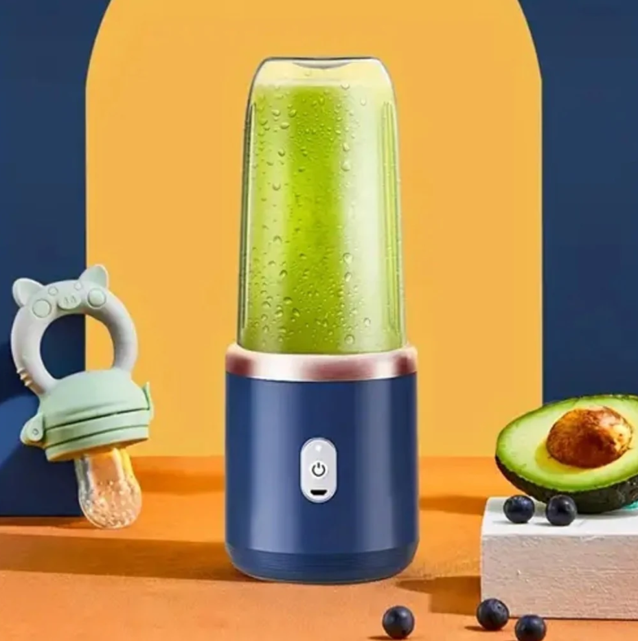 BlendGo Fresh™ — Mini Liquidificador Portátil 400ml com 6 Lâminas