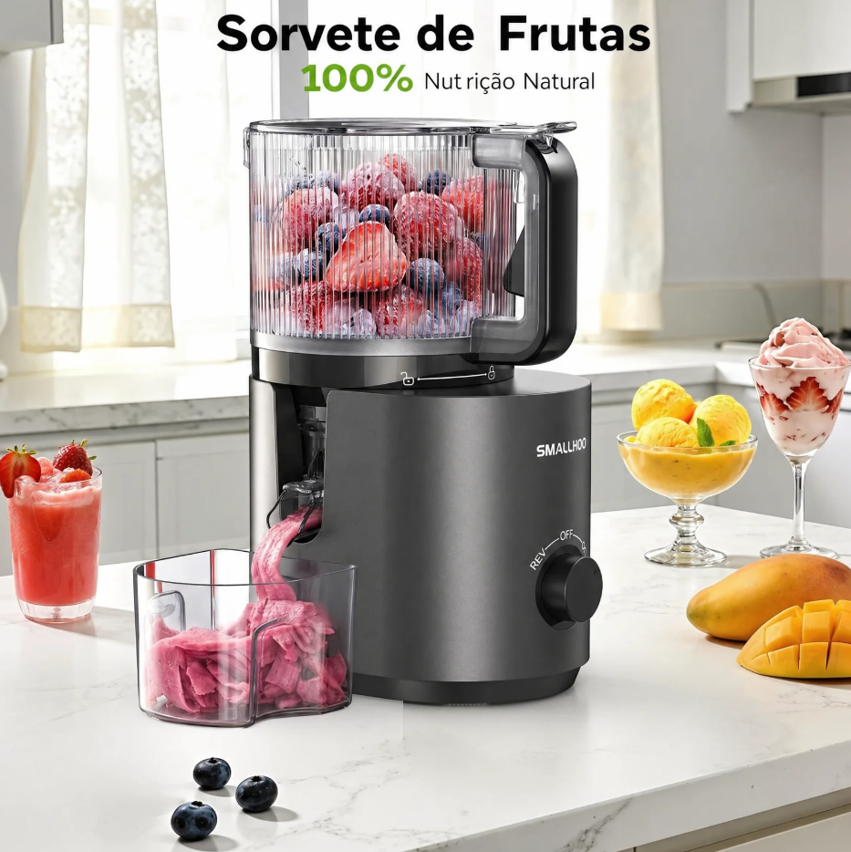 Extrator de Suco Cold Press - Bivolt