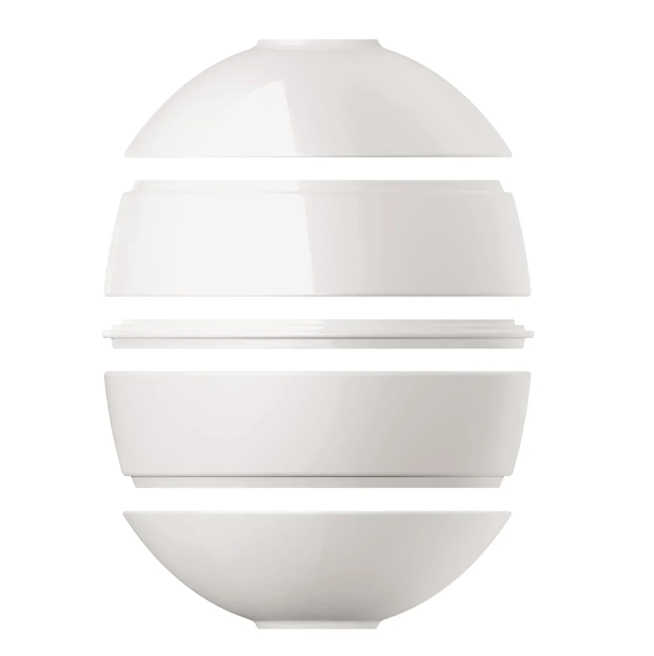 Conjunto de Jantar para 2 Pessoas - La Boule 7 Peças Branco