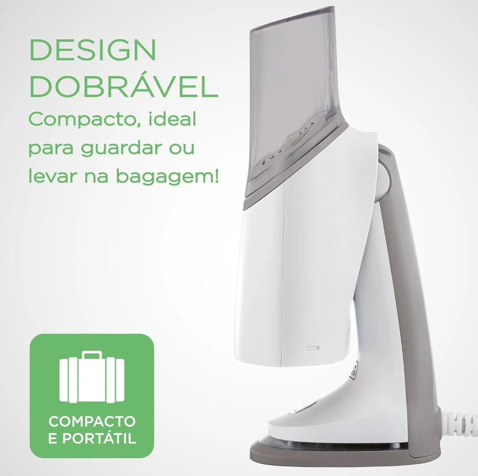 Vaporizador de Roupas BLACK+DECKER 3 em 1 – Compacto, Portátil e Bivolt | BDV3000