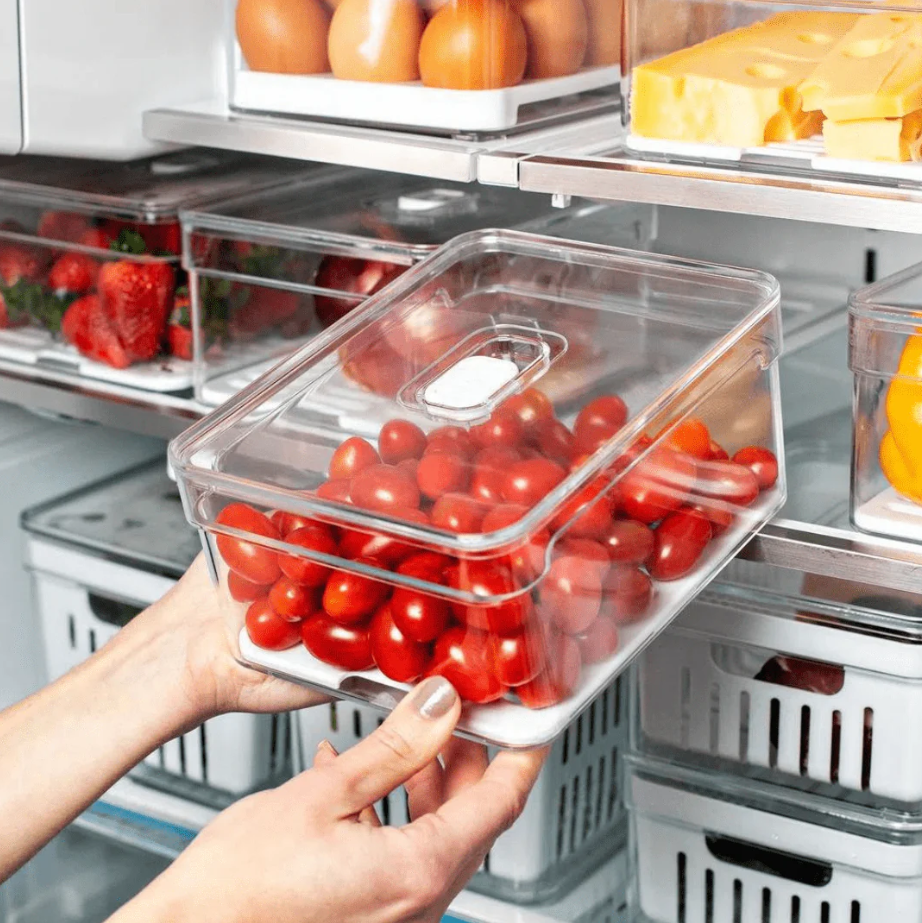 Kit 4 Organizadores Clear Fresh 2,2 Litros