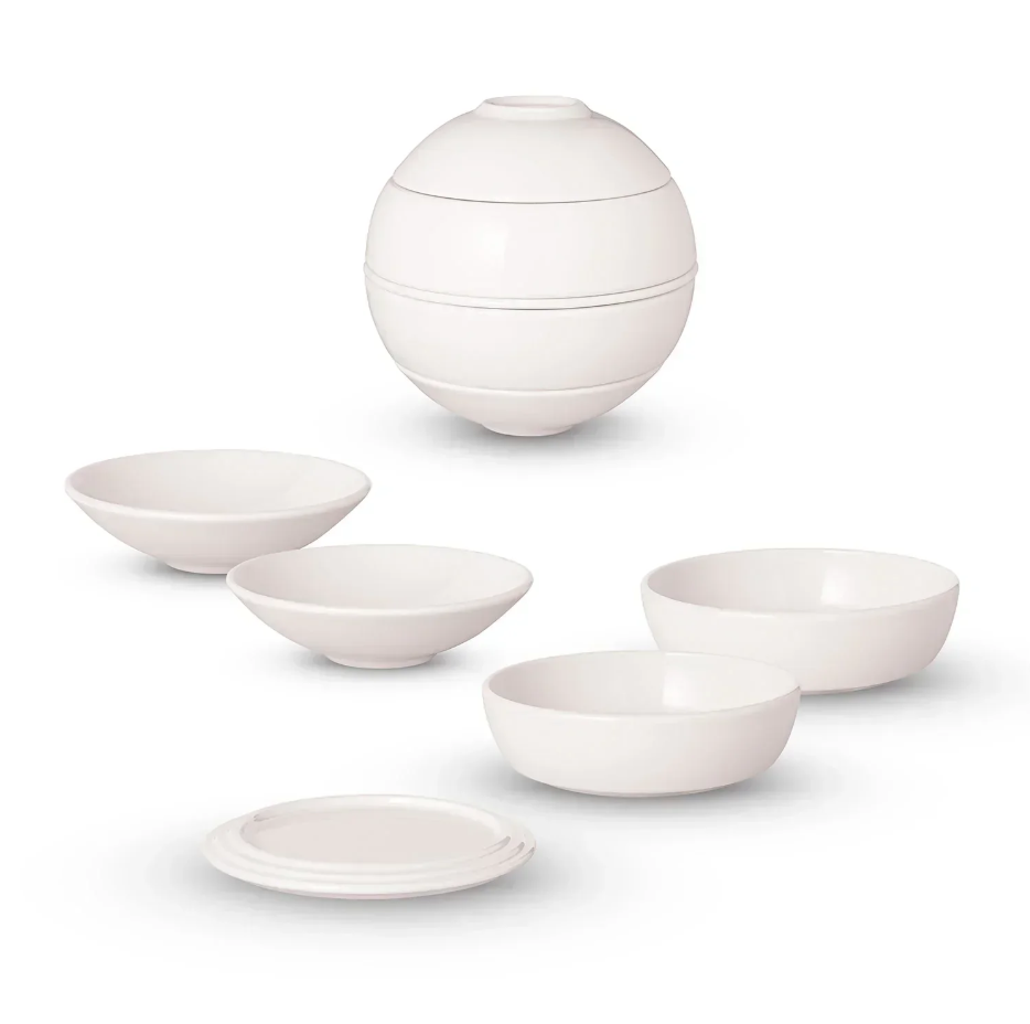 Conjunto de Jantar para 2 Pessoas - La Boule 7 Peças Branco